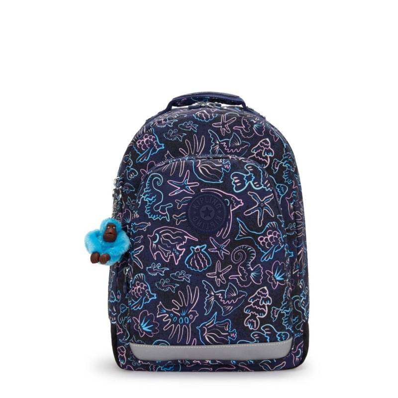Kipling Class Room Backpack-Disco Fish von Kipling