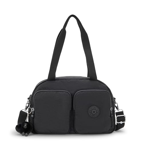 kipling Cool Defea Metallic Umhängetasche, Schwarz, 13''L x 8.75''H x 5''D von Kipling