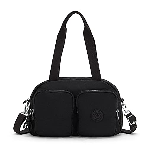 kipling Cool Defea Metallic Umhängetasche, Schwarz, 13''L x 8.75''H x 5''D von Kipling