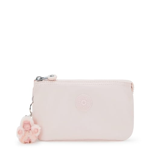Kipling Creativity Große Metalltasche, Rosa Glanz, 7.25''L x 4.25''H x 0.5''D, Kipling Damen Creativity L Gm Kosmetiktasche von Kipling