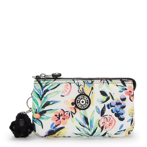 Kipling Creativity L Tasche für Damen, Cocktail-Blumenmuster, 7.25''L x 4.25''H x 1.5''D, Kipling Damen Creativity L Prt Kosmetiktasche von Kipling