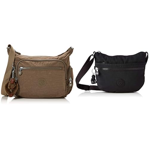 Kipling Damen Gabbie S Crossbody, Beige (Beige (True Beige), Einheitsgröße Damen Arto Crossbody, Schwarz (Black), 25x21x3 centimeters (B x H T) EU von Kipling