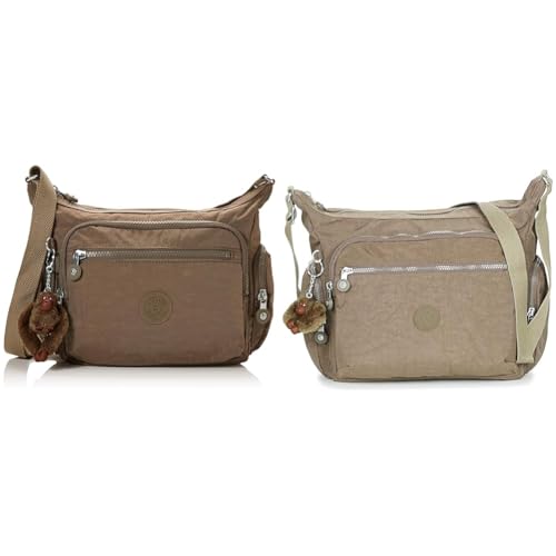 Kipling Damen Gabbie S Crossbody, Beige (True Beige), 35.5 x 30 18.5 cm EU von Kipling