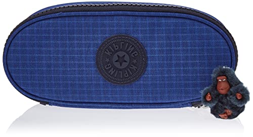 Kipling DUOBOX, Federmäppchen mit Reißverschluss, 20 cm, 1 L, Worker Blue Ribstop von Kipling