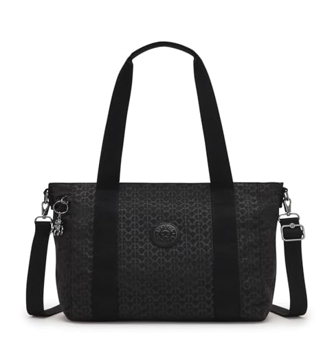Kipling ASSENI S Kleine Tragetasche, Tragetaschen, Signature Emb (Schwarz) von Kipling