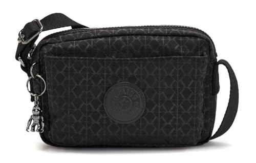 Kipling Damen Abanu Crossbody Taschen Einheitsgröße, Schwarz - Signature Emb - Größe: One Size von Kipling