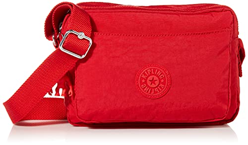 Kipling Damen Abanu M Umhängetasche, Red Rouge von Kipling