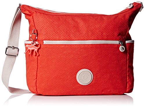 Kipling Damen Alenya Basic Plus Capsule Schultertaschen, Mehrfarbig (Dots Coral Rose 05M), 32x32x14 cm von Kipling