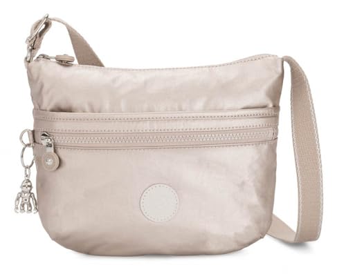 Kipling ARTO S Kleine Umhängetasche, Metallic Glow (Silber) von Kipling