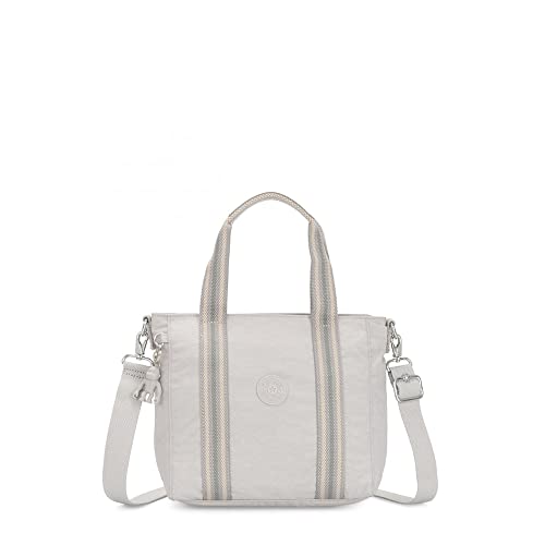 Kipling Damen Asseni Mini Tote Grau (Curiosity Grey) ,33x21x14 cm (B x H x T) von Kipling