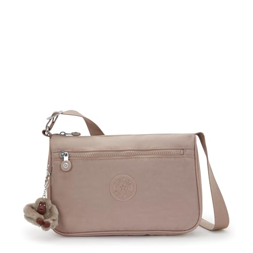 Kipling Damen Callie Crossbody Bag, Golden Tan, 9.75''L x 8.25''H x 1.25''D, Kipling Damen Callie Crossbody Bag von Kipling