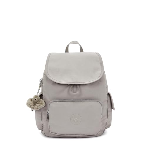 Kipling Damen City Pack Medium Rucksack, Grau Gris, 10.5" L x 14.5" H x 6.75" D, City Pack Medium Rucksack von Kipling