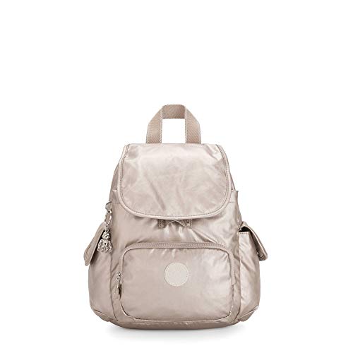 Kipling Damen City Pack Mini Rucksack Leichter Vielseitiger Tagesrucksack Schultasche, Metallic Glow, Mini, Damen City Pack Mini Rucksack Leicht Vielseitiger Daypack Tasche von Kipling