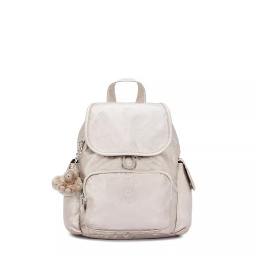 Kipling Damen City Pack Mini Rucksack Leichter Vielseitiger Tagesrucksack Schultasche, Metallic Glow, Mini, Damen City Pack Mini Rucksack Leicht Vielseitiger Daypack Tasche von Kipling