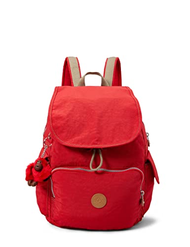 Kipling Damen City Pack Rucksack, Rot (True Red C), 32x37x18.5 cm von Kipling