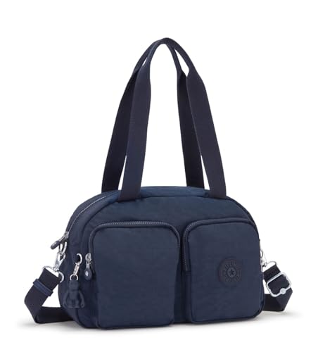 Kipling COOL DEFEA Mittelgroße Schultertasche, Blue Bleu 2 (Blau) von Kipling