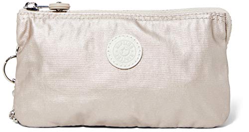 Kipling Damen Creativity L Tasche, Silber (Metallic Glow), 18.5x11x5 cm EU von Kipling