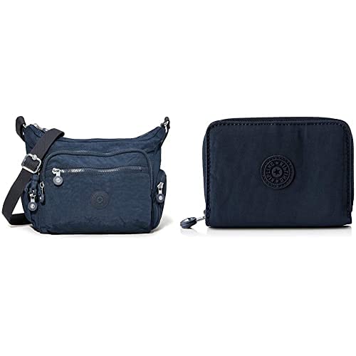 Kipling Damen Gabbie S Borsa a Tracolla, Blau (Blue Blue 2), Einheitsgröße WALLETS MONEY LOVE Blue Blau 2 von Kipling