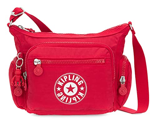 Kipling Damen Gabbie S Umhängetasche Rot (Lively Red) von Kipling