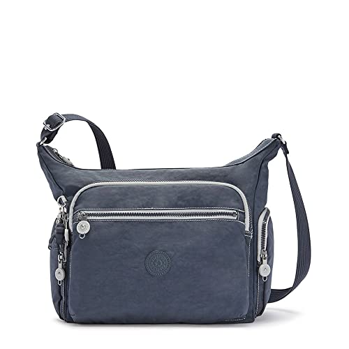 Kipling Damen Gabbie Schultertasche, Grauer Schiefer von Kipling