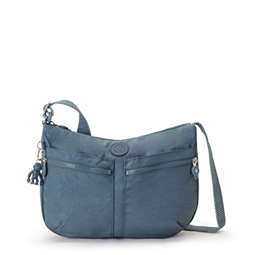 Kipling Damen Izellah Schultertasche, Bürste blau von Kipling