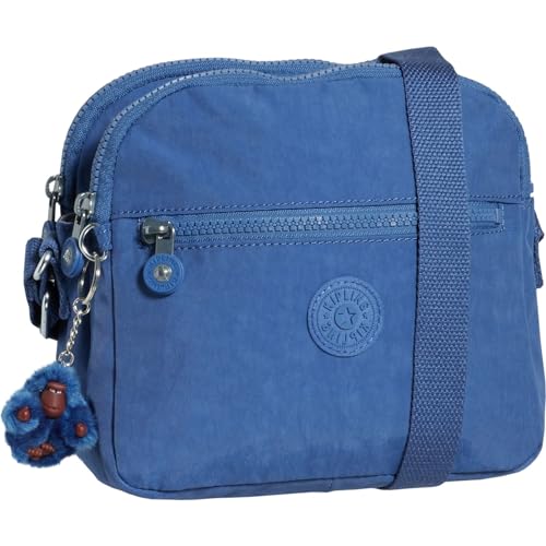 Kipling Damen Keefe Crossbody Leichte Alltags Geldbörse Nylon Umhängetasche, polarblau, 8.25''L x 7.75''H x 5''D von Kipling