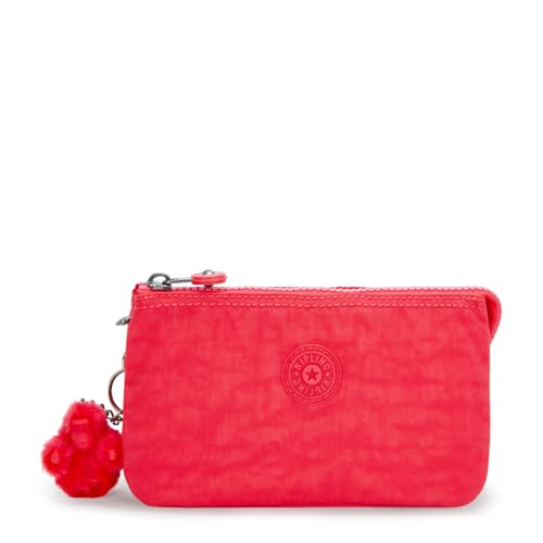 Kipling Damen Kosmetiktasche Creativity L, Escape Red, 7.25''L x 4.25''H x 1.5''D, Kipling Damen Kosmetiktasche Creativity L von Kipling