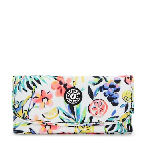 Kipling Damen Money Land PRT Geldbörse, Cocktail-Blumenmuster, 7.25''L x 4''H x 1.25''D von Kipling