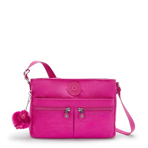 Kipling Damen New Angie Crossbody, Leuchtendes Fuchsia Kipling Damen New Angie Crossbody, Leuchtendes Fuchsia von Kipling