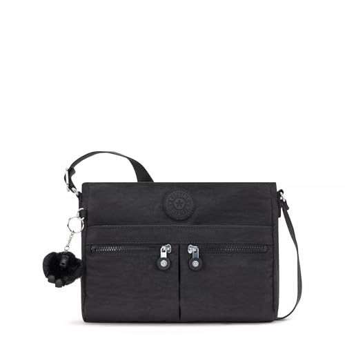 KIPLING KIPLING Damen New Angie Umhängetasche, Black Noir von KIPLING KIPLING