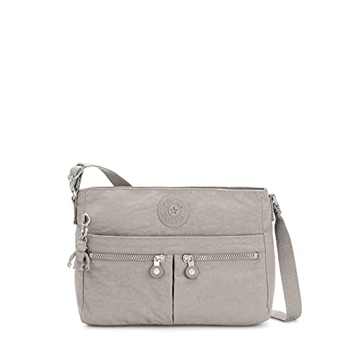 Kipling Damen New Angie Umhängetasche, Grau Gris von Kipling