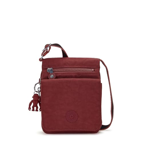 Kipling Damen New Eldorado Minibag Leichte Crossbody Nylon Reisetasche, Flaring Rust, S von Kipling