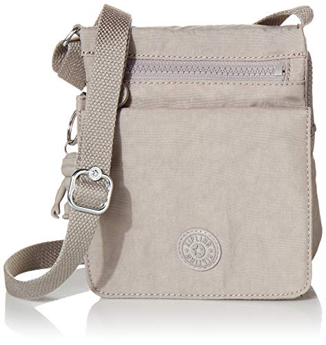 Kipling Damen New Eldorado Umhängetasche, Grau Gris von Kipling