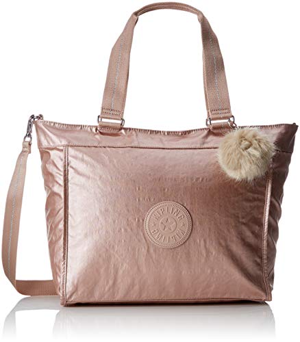 Kipling Damen New Shopper L Tote Gold (Metallic Blush) von Kipling