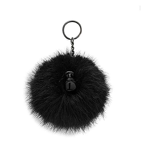 Kipling Damen Pompom Monkey Pack10 Schlüsselanhänger Schwarz (True Black) von Kipling