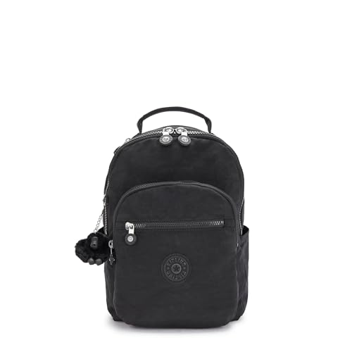 Kipling Damen Rucksack Seoul, Black Noir, Small, Seoul Rucksack von Kipling