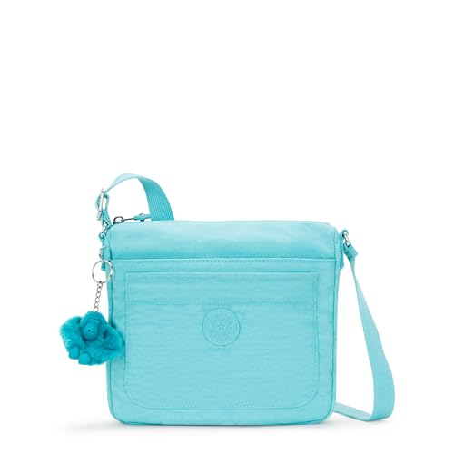 Kipling Damen Sebastian Crossbody Super Leicht Langlebig Messenger Schultertasche, Deepest Aqua Kipling Damen Sebastian Crossbody Super Leicht Langlebig Messenger Schultertasche, Deepest Aqua von Kipling