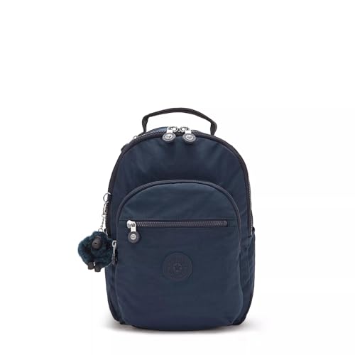 Kipling Damen Seoul S Rucksack, Blue BLEU 2, 10" L x 13.75" H 4.5" D von Kipling