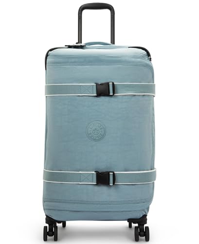 Kipling Damen Spontaneous M Rollgepäck, Relaxed Grey, 14.25''L x 26''H x 9.5''D, Damen Spontaneous M Rollgepäck von Kipling