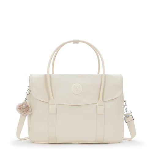 Kipling Damen Superworker Gepäck - Messenger Bag, Beige Perle, Einheitsgröße, SUPERWORKER von Kipling