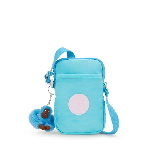 Kipling Damen Tally Minibag Leichte Crossbody Mini Nylon Handytasche, Poppy Aqua, 4.25''L x 6.75''H x 0.75''D Kipling Damen Tally Minibag Leichte Crossbody Mini Nylon Handytasche, Poppy Aqua, 4.25''L x 6.75''H x 0.75''D von Kipling