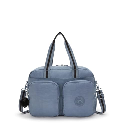 Kipling Defea Weekender Duffle Bag Extra Large, Blauer Stein, 17.25''L x 12.5''H x 8.25''D von Kipling