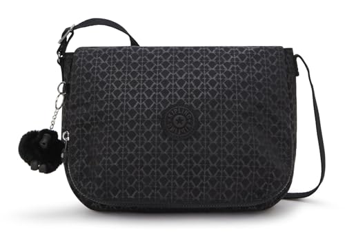 Kipling EARTHBEAT M Mittelgroße Umhängetaschen, Signature Emb (Schwarz) von Kipling