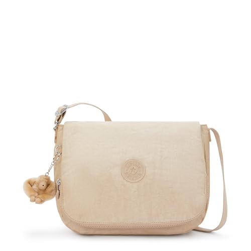 Kipling EARTHBEAT M Mittelgroße Umhängetaschen, Sparkled Beige (Beige) von Kipling