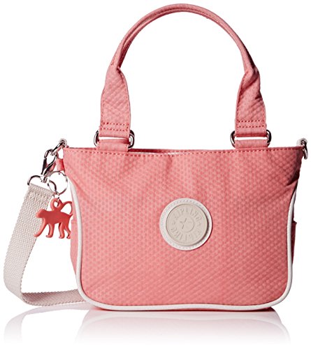 Kipling EMMALEE SMALL BASIC PLUS CAPSULE K16440Q29 Damen Schultertaschen 25x16x7 cm (B x H x T), Mehrfarbig (Dots Shell Pink Q29) von Kipling