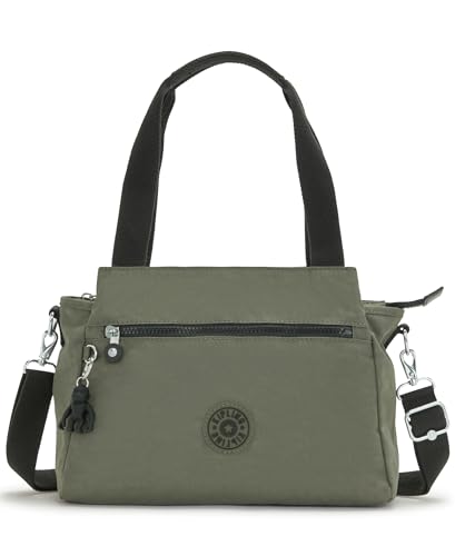 Kipling Elysia Mittelgroße Schultertasche, Schultertaschen, Green Moss (Grün) von Kipling