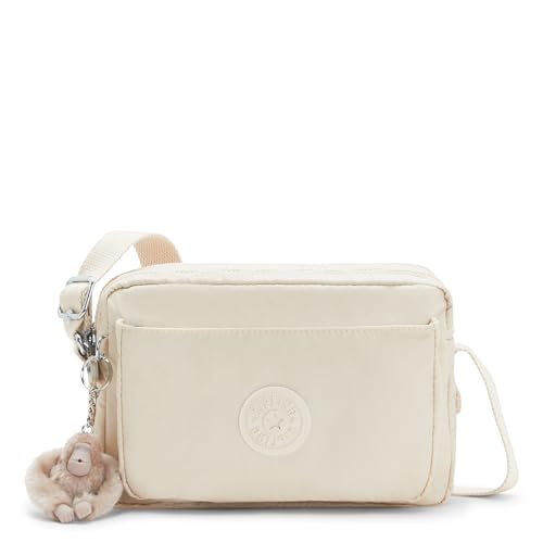 Kipling Female ABANU M Medium Crossbody, Beige Pearl von Kipling