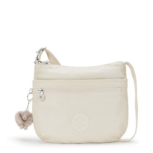 Kipling ARTO Mittelgroße Umhängetasche, Beige Pearl (Weiß) von Kipling