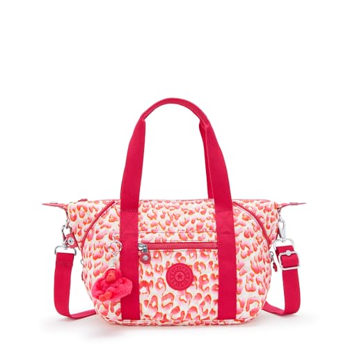 Kipling ART MINI Kleine Handtasche, Schultertaschen, Latin Cheetah (Rot) von Kipling