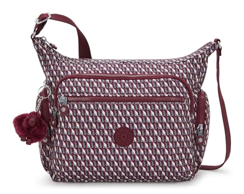 Kipling GABBIE Mittelgroße Umhängetasche, 3DK Wine (Rot) von Kipling